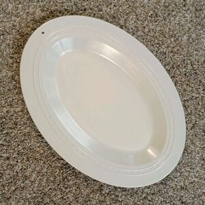 Retired Nora Fleming Melamine Pearl Dot Oval Platter 17x12" READ DESCRIPTION